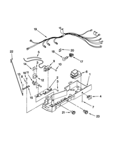 Part Location Diagram of W10316750 Whirlpool CONTRL-BOX