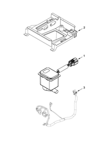 Pump Parts Diagram and Parts List for KUIC15POZP1  KitchenAid Ice Maker