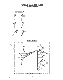 WIRING HARNESS Diagram and Parts List for LA7680XTF1  Whirlpool Washer