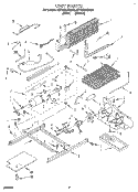UNIT Diagram and Parts List for 4ET18ZKXBW00  Whirlpool Refrigerator