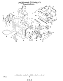 MICROWAVE OVEN Diagram and Parts List for KEMS376TBL1  KitchenAid Microwave Oven Combo