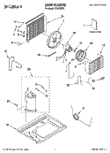 UNIT PARTS Diagram and Parts List for CA5WMP0  Crosley Air Conditioner