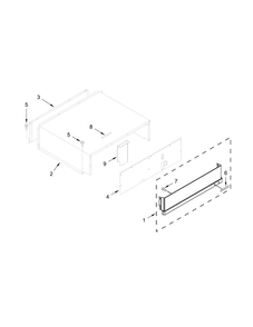 Top Grille And Unit Cover Parts Diagram and Parts List for KBFN406ESS00  KitchenAid Refrigerator