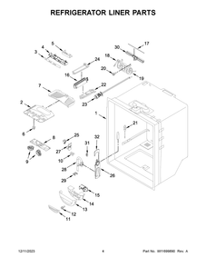 Part Location Diagram of W11706225 Whirlpool FILTER-COVER