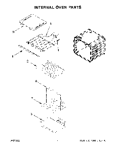Internal Oven Parts Diagram and Parts List for KOST100ESS20  KitchenAid Wall Oven