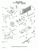 UNIT PARTS Diagram and Parts List for IK8RXDGMXW00  Whirlpool Refrigerator