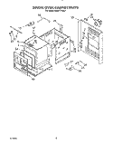 SINGLE OVEN CABINET Diagram and Parts List for KEBS177SBL0  KitchenAid Wall Oven