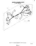 WIRING HARNESS Diagram and Parts List for RB260PXK2  Whirlpool Wall Oven
