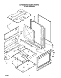 Part Location Diagram of 4362931 Whirlpool Retainer, Top Insulation