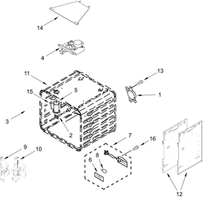 Oven Parts Diagram and Parts List for JPIFC730RL00  Whirlpool Range