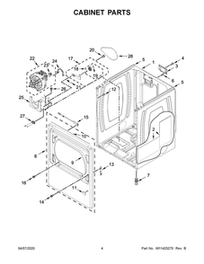 Part Location Diagram of W11690850 Whirlpool PAD