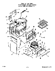 Body Diagram and Parts List for 1255*0A  Roper Range