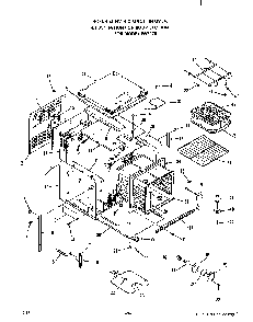 Body Diagram and Parts List for B9307*0  Roper Range