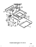 COOKTOP Diagram and Parts List for RS575PXR5  Whirlpool Range