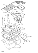 SHELF, OPTIONAL Diagram and Parts List for ET8MTMXKQ01  Whirlpool Refrigerator