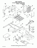 UNIT PARTS Diagram and Parts List for KSRV22FVMS03  KitchenAid Refrigerator