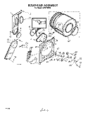SECTION Diagram and Parts List for LHE5700W0  Whirlpool Dryer