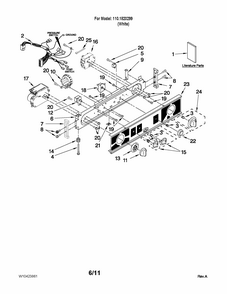 Washer/dryer Control Panel Parts Diagram and Parts List for 1101820299  Kenmore Washer Dryer Combo
