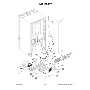 Part Location Diagram of W11768067 Whirlpool CNTRL-ELEC