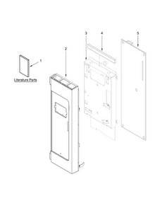 Part Location Diagram of W10835574 Whirlpool Use and care guide