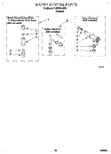 WATER SYSTEM Diagram and Parts List for 7LSP8244BN0  Whirlpool Washer