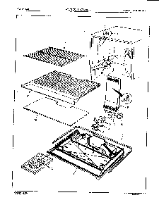 02 - Freezer Compartment Diagram and Parts List for NT17E53GA  Whirlpool Refrigerator