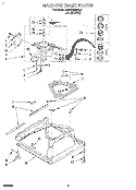 MACHINE BASE Diagram and Parts List for KAWE768BWH0  KitchenAid Washer