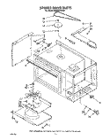 STIRRER DRIVE Diagram and Parts List for RM996PXVW4  Whirlpool Microwave Oven Combo