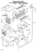 ICEMAKER PARTS Diagram and Parts List for KSSS48QMW01  KitchenAid Refrigerator