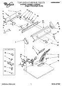 SECTION Diagram and Parts List for LER7646AQ1  Whirlpool Dryer