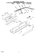 CONTROL, OPTIONAL Diagram and Parts List for KSRA22KKWH01  KitchenAid Refrigerator