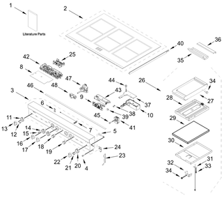 Part Location Diagram of W11620693 Whirlpool KNOB