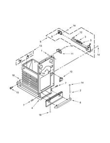 Container Parts Diagram and Parts List for KTTS505EPA0  KitchenAid Trash Compactor