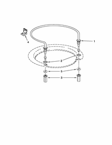 Heater Parts Diagram and Parts List for 66517749K016  Kenmore Dishwasher