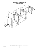 CONTROL PANEL, LIT/OPTIONAL Diagram and Parts List for KHMC106WAL0  KitchenAid Microwave