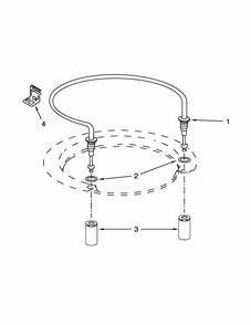 Heater Parts Diagram and Parts List for 66513042K116  Kenmore Dishwasher