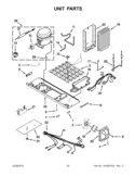UNIT PARTS Diagram and Parts List for WRL767SIAM00  Whirlpool Refrigerator