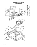 MACHINE BASE Diagram and Parts List for KAWE460WAL1  KitchenAid Washer
