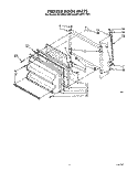 FREEZER DOOR Diagram and Parts List for RT14DKXYW01  Roper Refrigerator