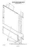 DOOR AND PANEL Diagram and Parts List for KUDA22ST0  KitchenAid Dishwasher