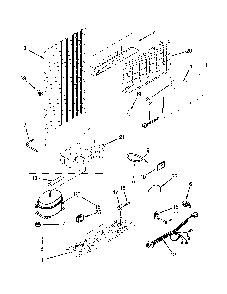 Unit parts Diagram and Parts List for 10676399411  Kenmore Refrigerator