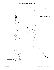 Blender Parts Diagram and Parts List for 5KHBBV53BER0  KitchenAid Blender