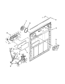 Part Location Diagram of W10566921 Whirlpool HARNS-WIRE