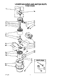 SECTION Diagram and Parts List for KCDS250X  KitchenAid Food Waste Disposer