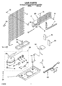 UNIT PARTS Diagram and Parts List for ET8AHMXPQ02  Whirlpool Refrigerator