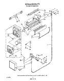 ICE MAKER , LIT/OPTIONAL Diagram and Parts List for ET20GMXSW03  Whirlpool Refrigerator