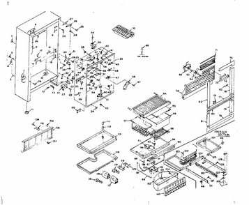Part Location Diagram of 511181 Whirlpool Refrigerator liner