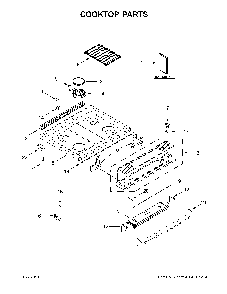 Part Location Diagram of W11744256 Whirlpool QUICK START GUIDE