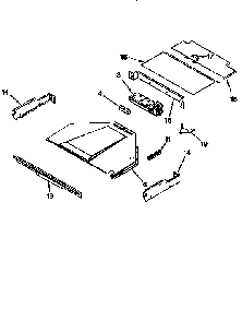 Top Venting Diagram and Parts List for RBS248PDB4  Whirlpool Wall Oven
