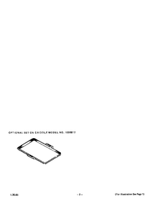 Optional Griddle Diagram and Parts List for 1765*0A  Roper Range